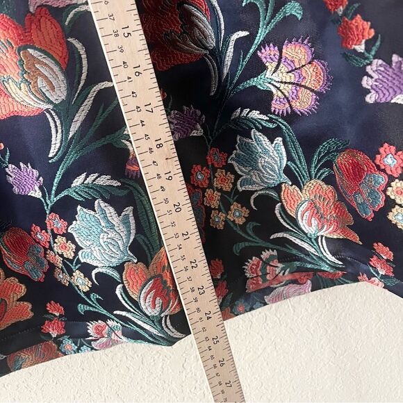 NWT ModCloth Winsome Encounter A Line Floral Skirt Women’s Size 16W Pockets - Picture 2 of 9